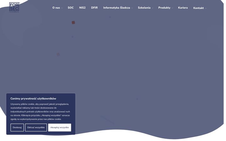 Screenshot of forsec.pl