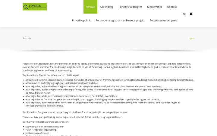 Screenshot of forsete.org