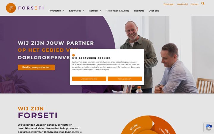 Screenshot of forseti.nl