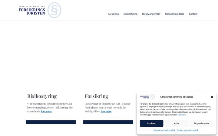 Screenshot of forsikringsjuristen.dk