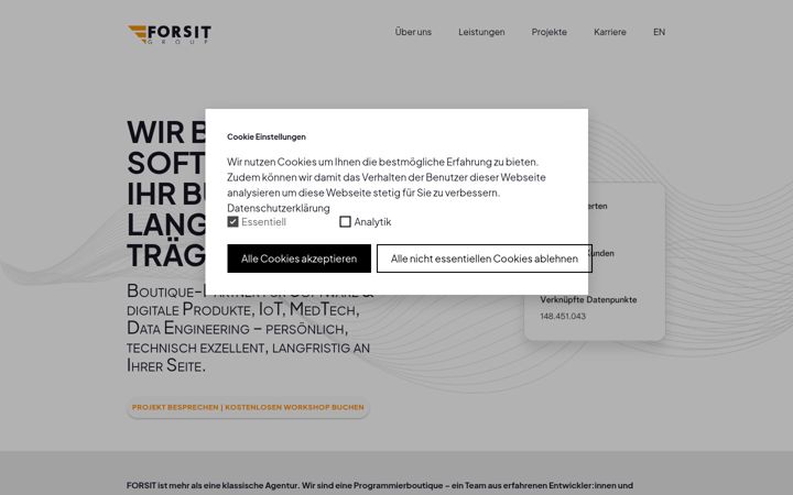Screenshot of forsit.de