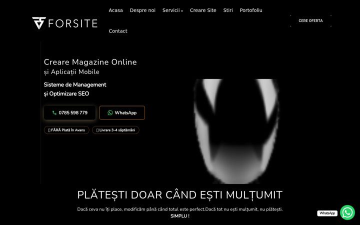 Screenshot of forsite.ro