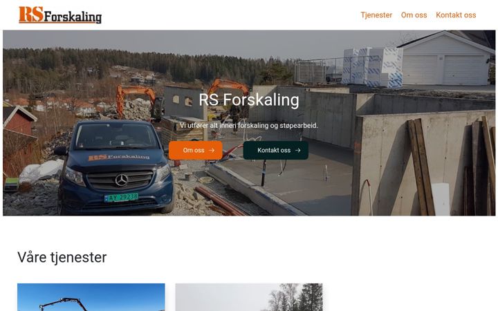 Screenshot of forskalingrs.no