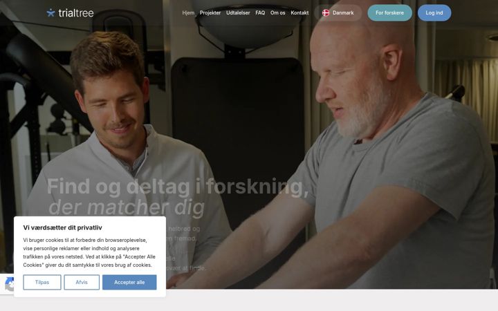 Screenshot of forskningnu.dk