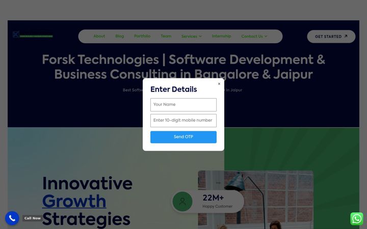 Screenshot of forsktechnologies.com