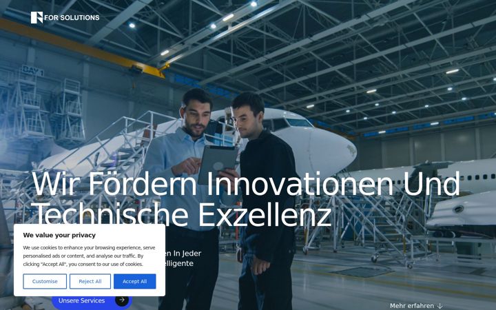 Screenshot of forsolutions.de