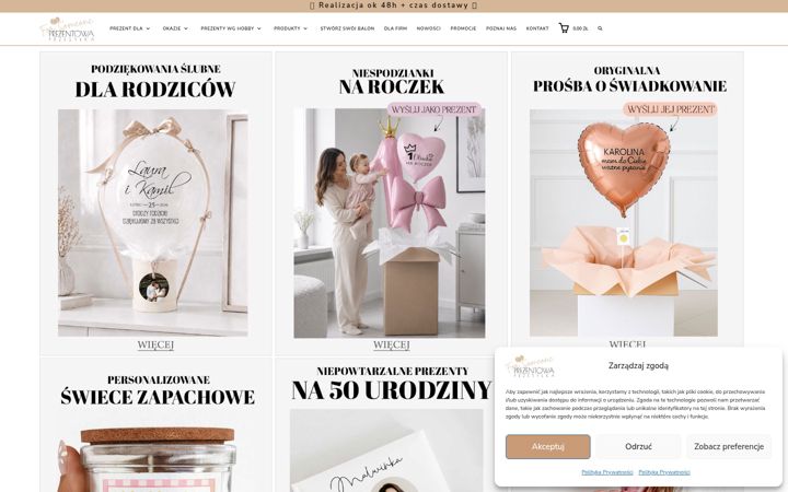 Screenshot of forsomeone.pl