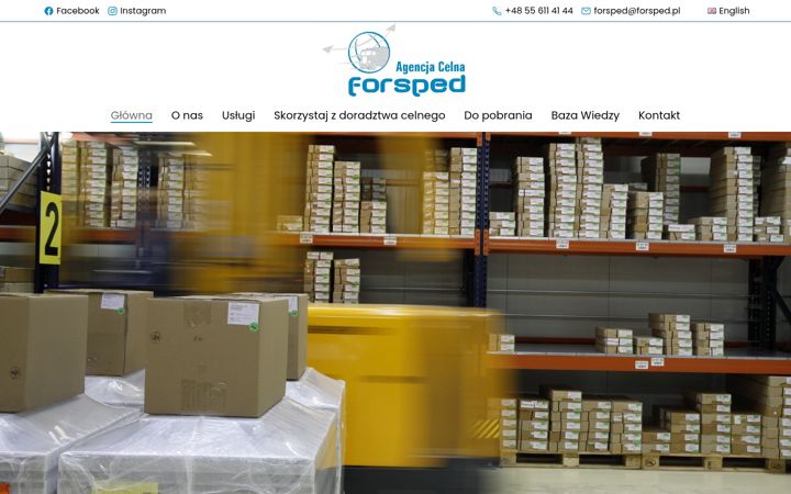 Screenshot of forsped.pl