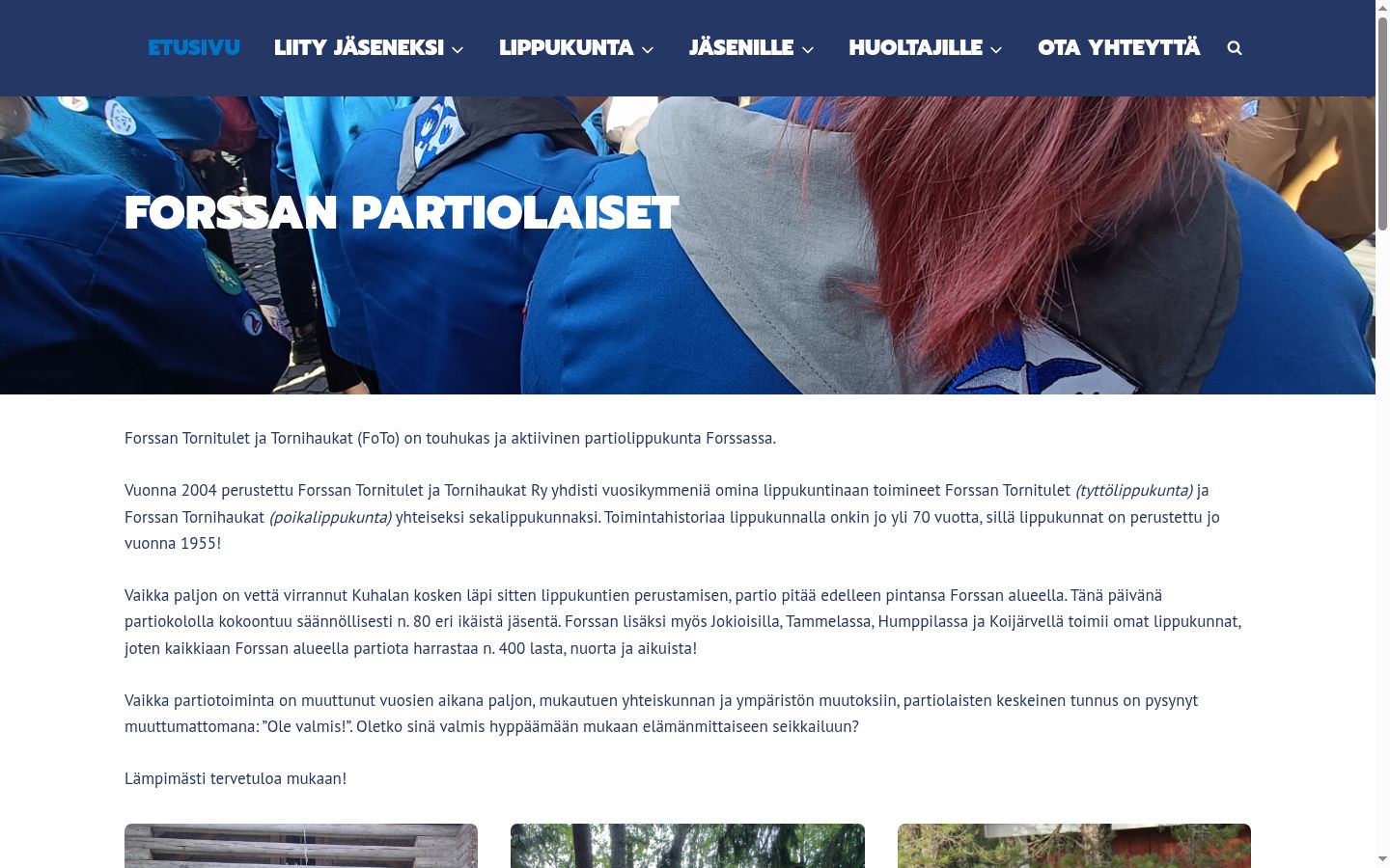 Captura de pantalla del banner de consentimiento mostrado antes de cualquier interacción