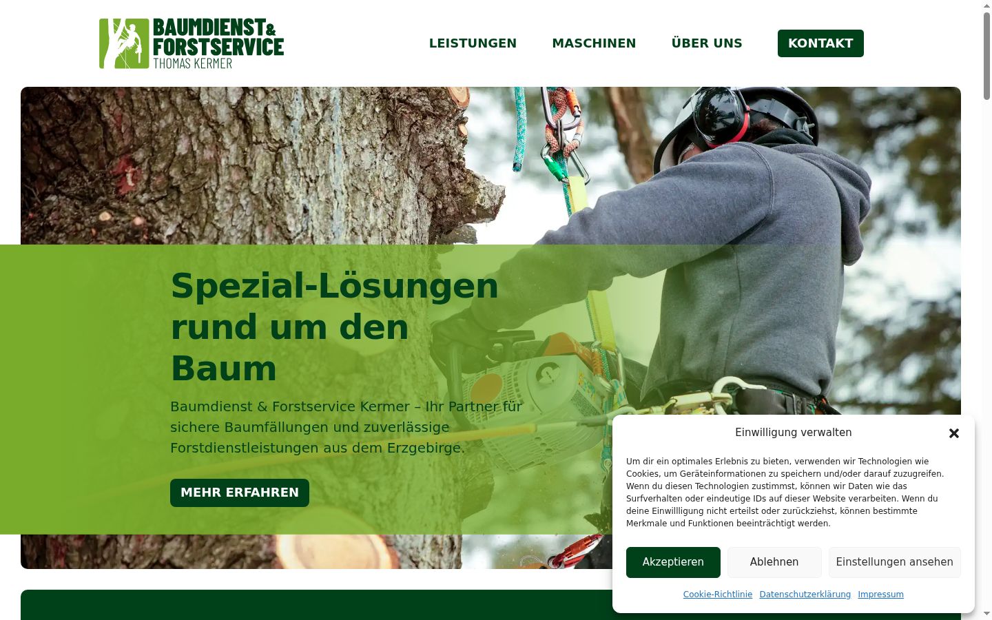 Screenshot tal-banner tal-kunsens muri qabel kwalunkwe interazzjoni