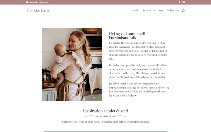 Screenshot of forstadsmor.dk