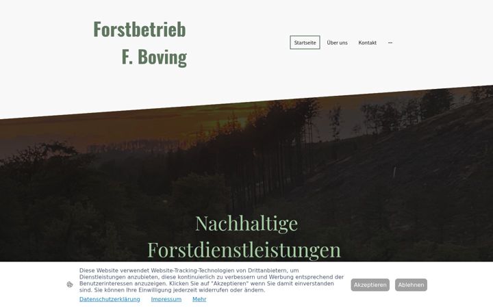 Screenshot of forstbetrieb-boving.de