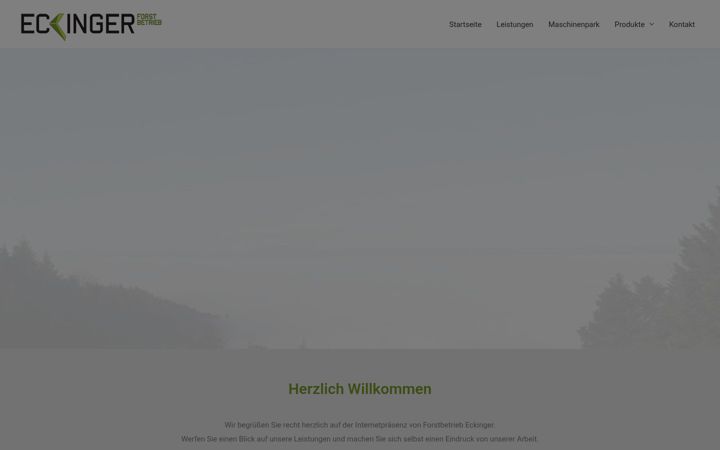 Screenshot ta' forstbetrieb-eckinger.de