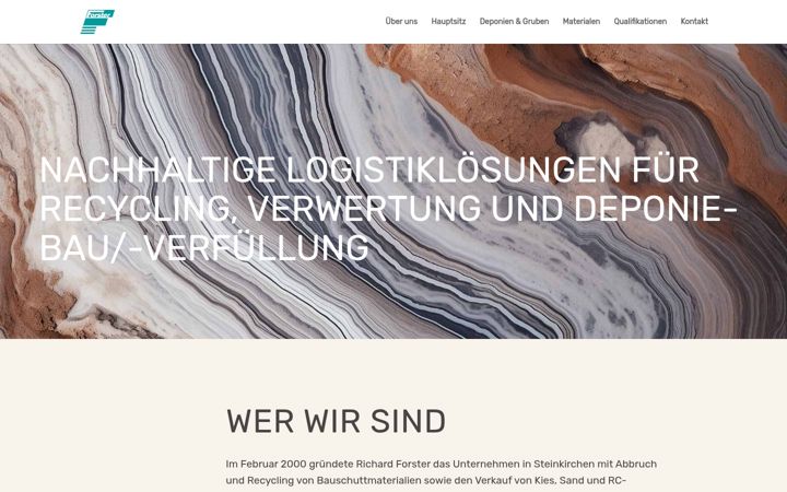 Screenshot ta' forster-erdbau.de