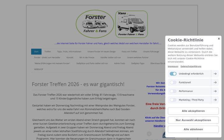 Screenshot of forster-fahrer.de