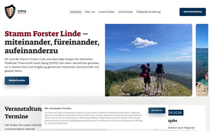 Screenshot ta' forster-linde.de