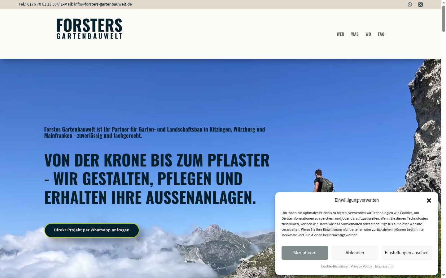 Screenshot tal-banner tal-kunsens muri qabel kwalunkwe interazzjoni