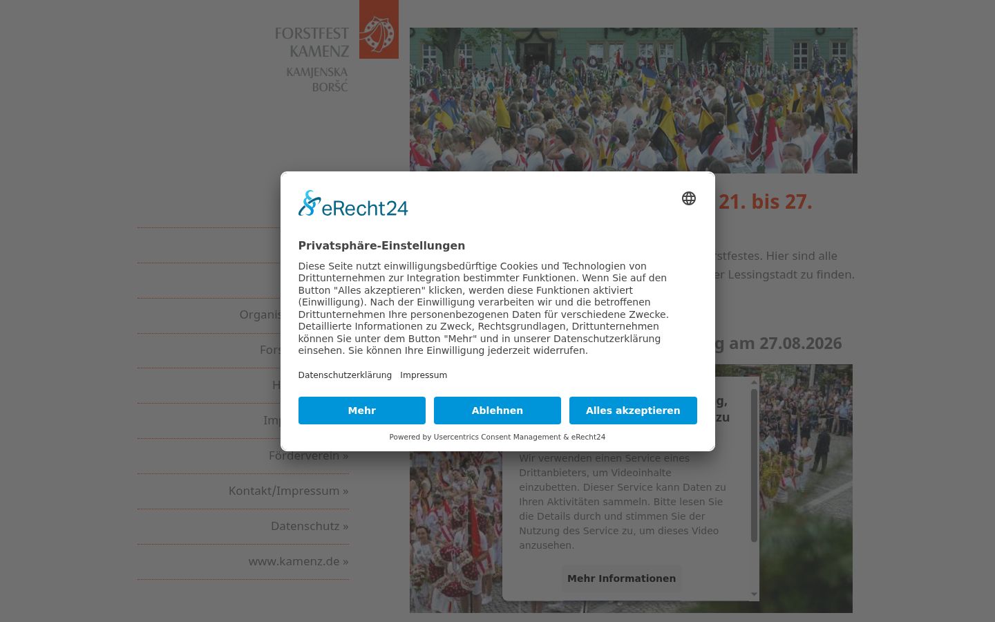 Snímek obrazovky baneru souhlasu zobrazeného před jakoukoli interakcí