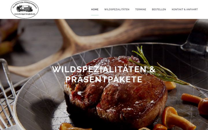 Screenshot ta' forstgut-bergholz.de