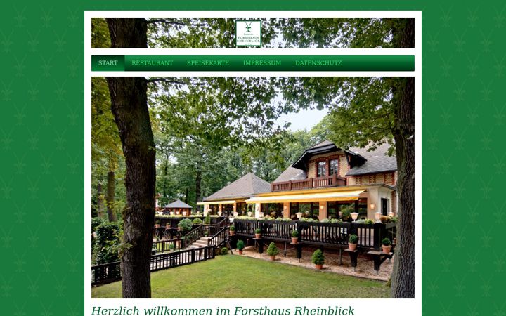 Screenshot of forsthaus-rheinblick.net