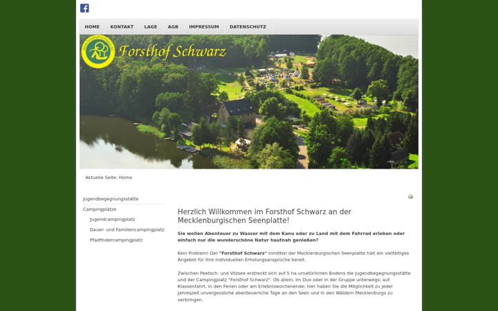 Screenshot ta' forsthof-schwarz.de
