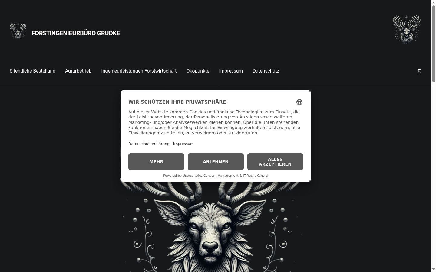 Screenshot tal-banner tal-kunsens muri qabel kwalunkwe interazzjoni