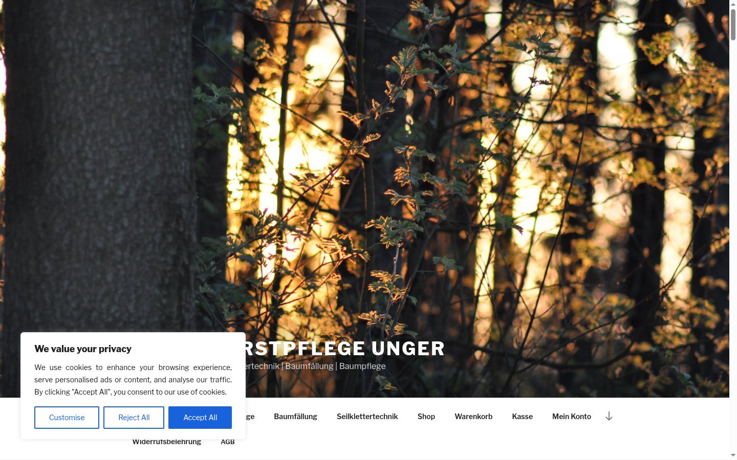 Screenshot tal-banner tal-kunsens muri qabel kwalunkwe interazzjoni