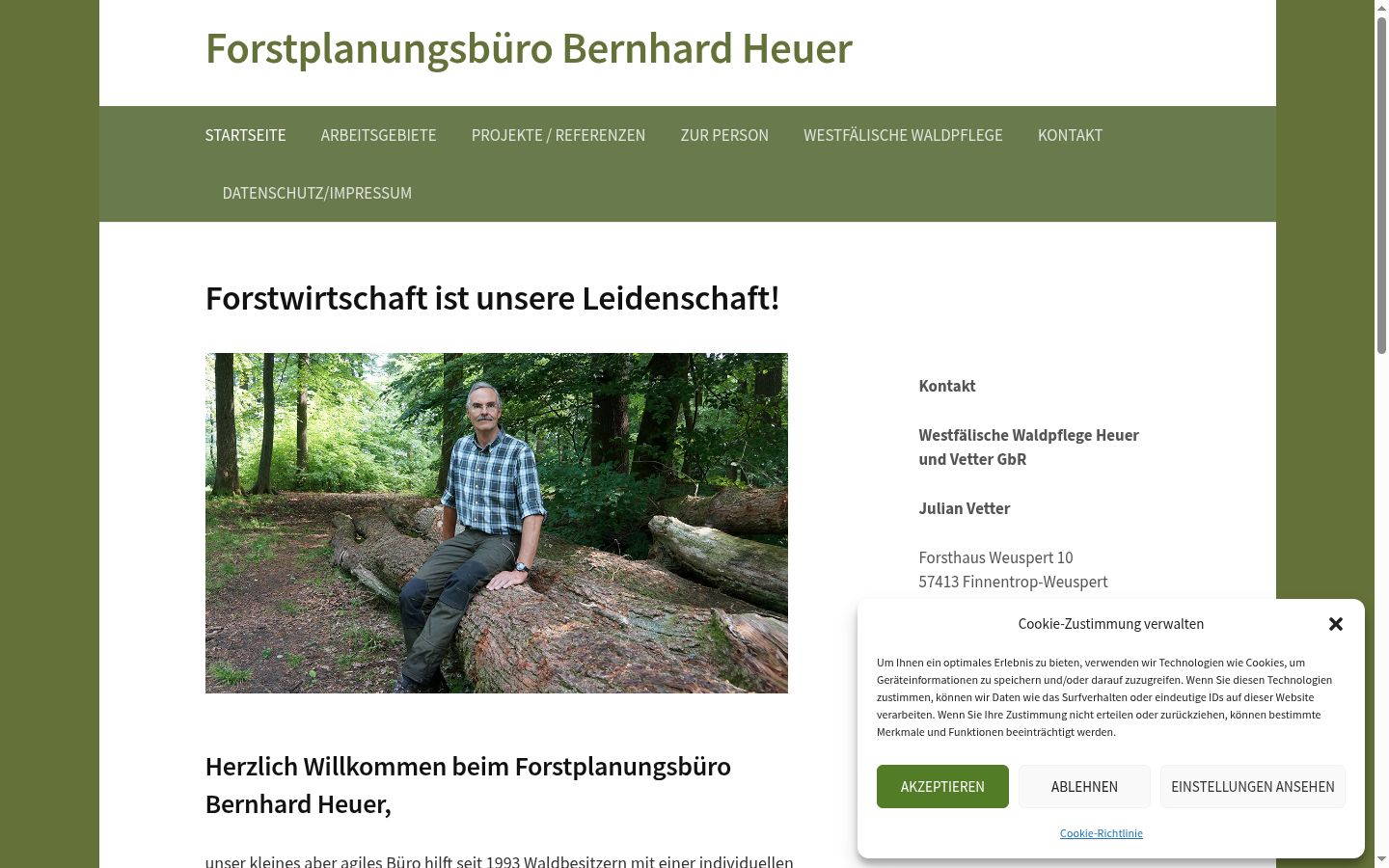 Screenshot tal-banner tal-kunsens muri qabel kwalunkwe interazzjoni