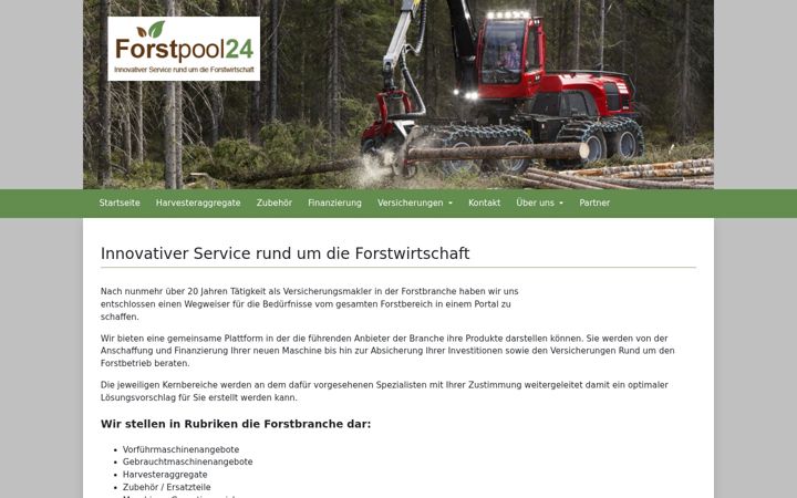 Screenshot ta' forstpool24.de