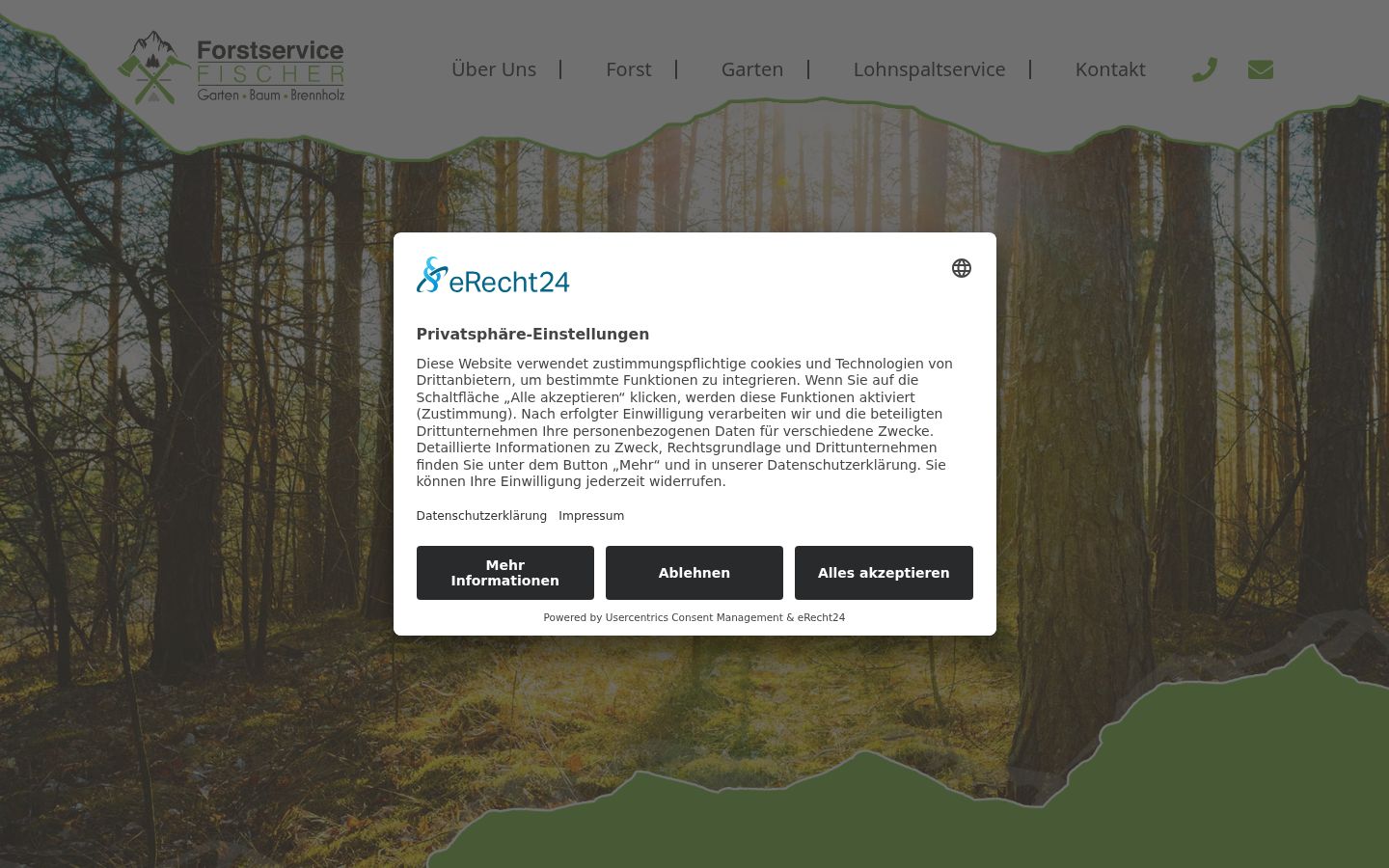 Screenshot tal-banner tal-kunsens muri qabel kwalunkwe interazzjoni