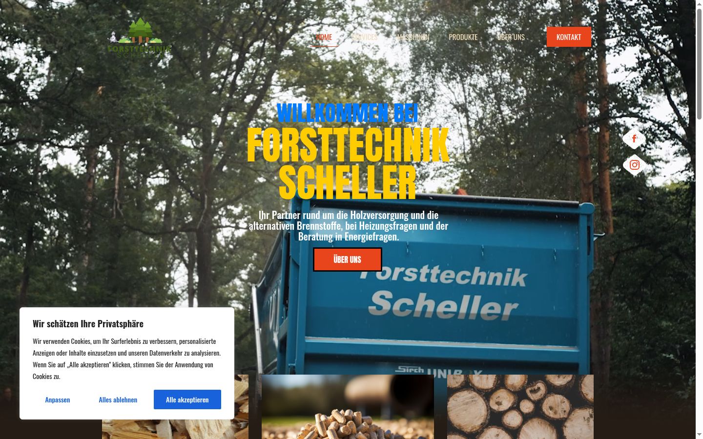 Screenshot tal-banner tal-kunsens muri qabel kwalunkwe interazzjoni