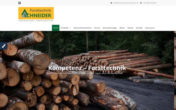 Screenshot ta' forsttechnik-schneider.de