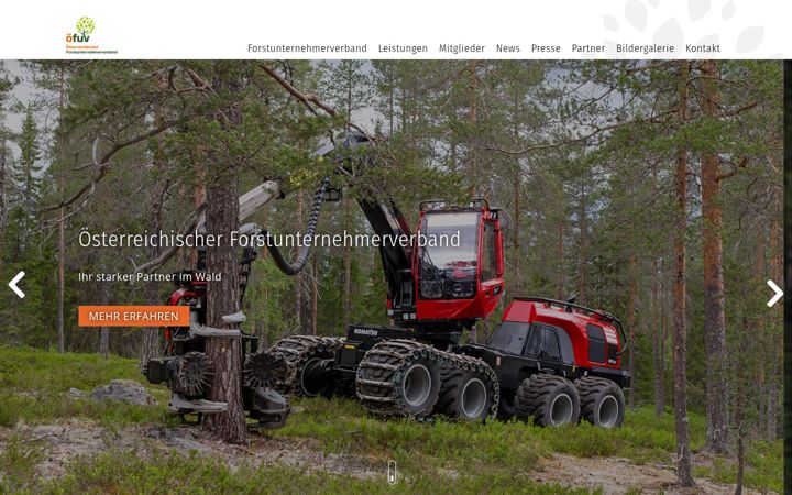 Screenshot of forstunternehmerverband.at