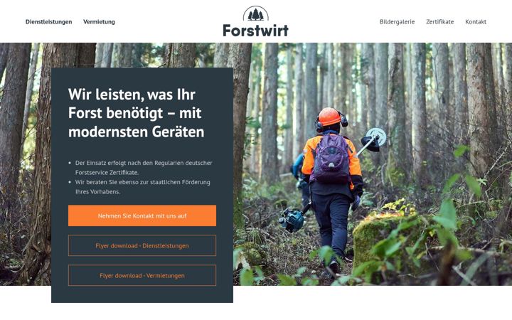 Screenshot of forstwirt.de