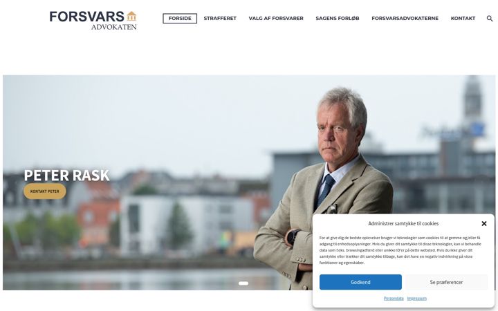 Screenshot of forsvars-advokaten.dk