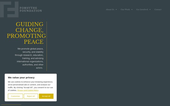 Screenshot of forsythe-foundation.org