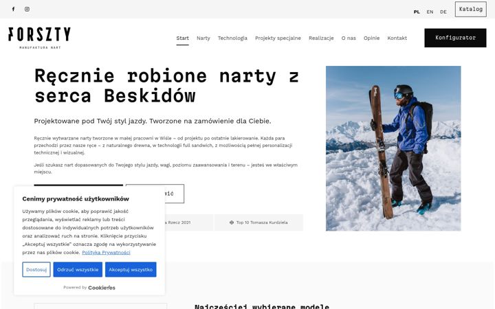 Screenshot of forszty.pl