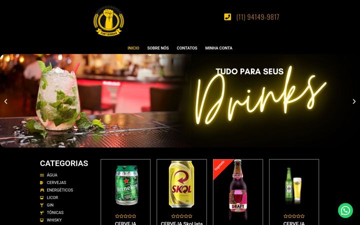 Képernyőkép: fortbebidas.com.br
