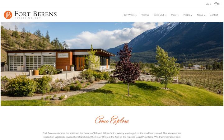 Screenshot of fortberens.ca