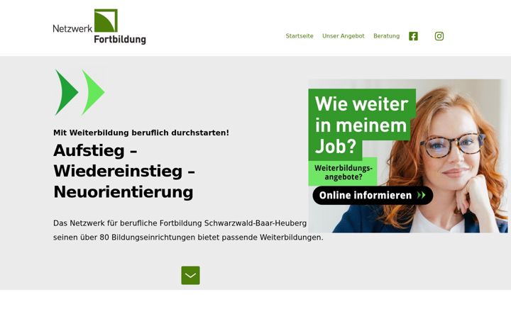 Screenshot of fortbildung-rottweil.de