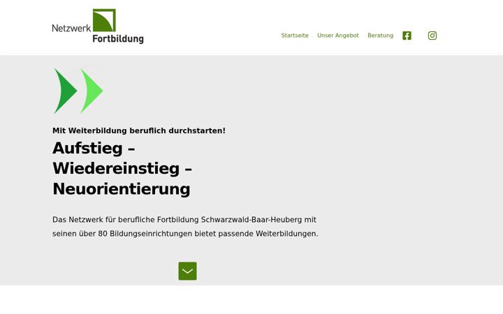 Screenshot of fortbildung-vs.de