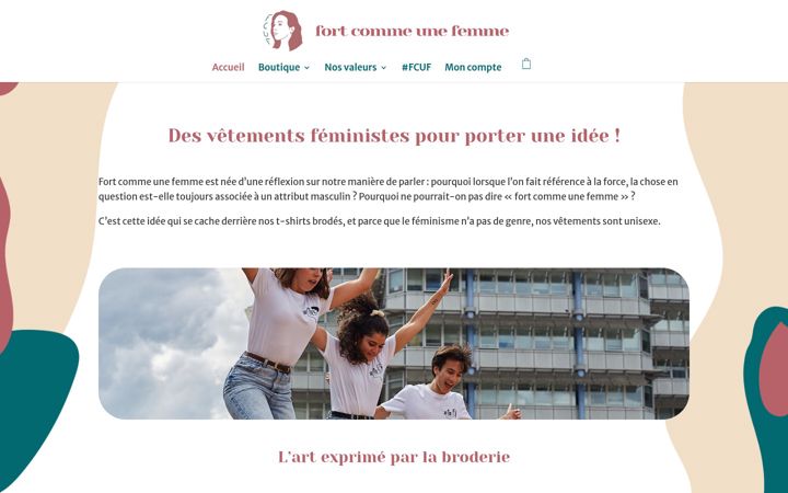 Screenshot of fortcommeunefemme.com