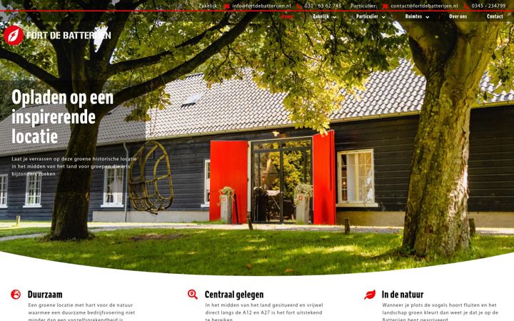 Screenshot of fortdebatterijen.nl