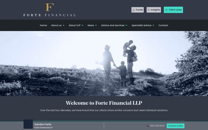 Screenshot of forte-financial.co.uk