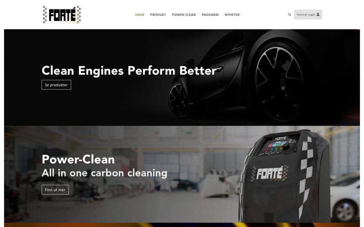 Screenshot of forte.as