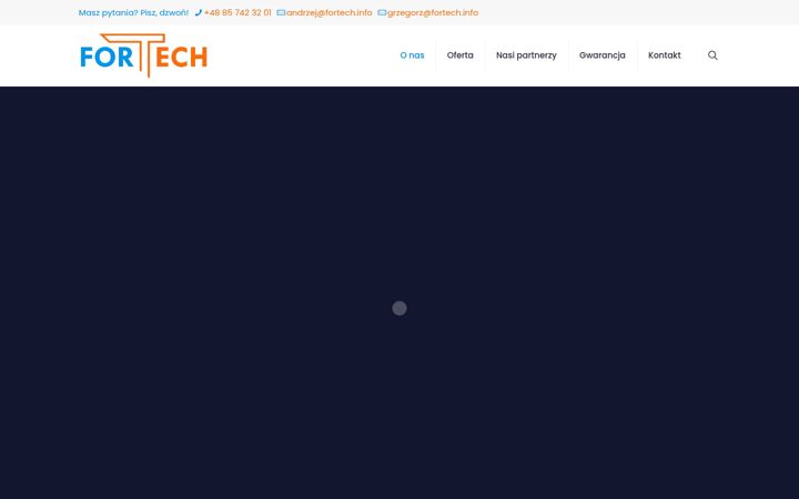 Screenshot of fortech.bialystok.pl