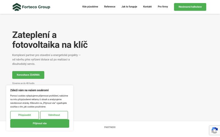 Screenshot of fortecogroup.cz