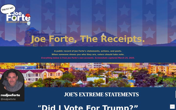 Screenshot of fortefortempe.com