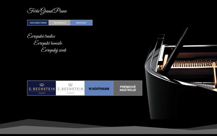 Screenshot of fortegrandpiano.com
