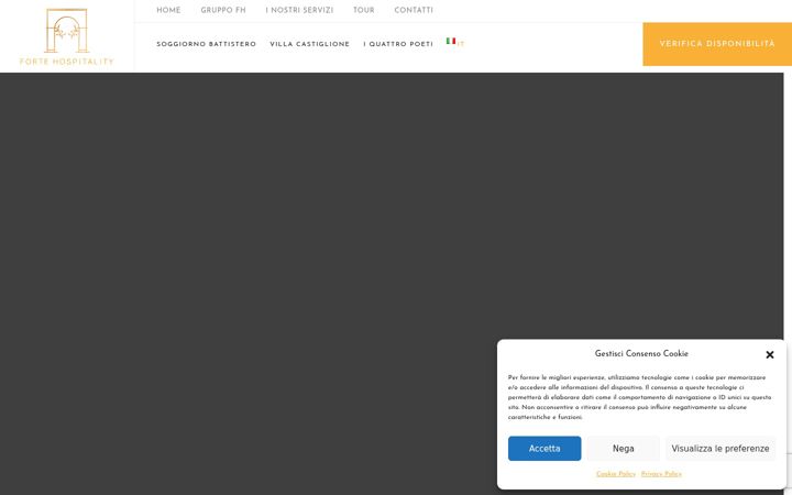 Screenshot of fortehospitality.it